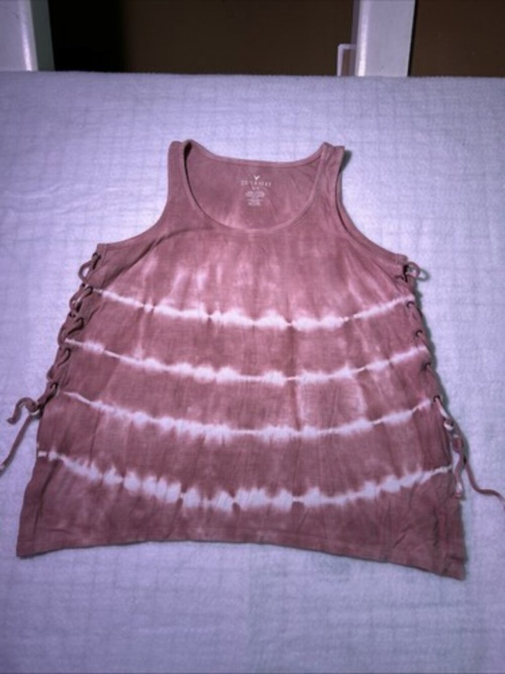 American Eagle Soft & Sexy Tie Dye Rib Tank Sz Small Sleeveless Comfortable